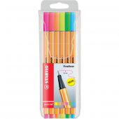 Stabilo Keçe Uç Kalem 88 6 Lı Neon Paket - 1