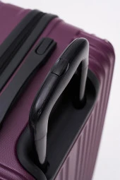 4'lü Valiz Seti Elatae Valiz Büyük - Orta - Kabin Boy ve Makyaj Mor 1020 thumbnail 7