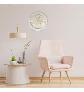 Antik Krem Eskitme Duvar Saati 57 cm HK205 - 1