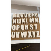 Alçıdan harfler 26 lı - 2