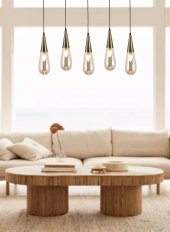 TT Aydınlatma TT023-5S-SY-ESK  Eskitme 5 li Damla Modeli Sıralı Av - 2