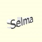 Selma Kişiye İsime İsme Özel Üretim Masaüstü İsimlik Sevgiliye Eşe Hediyelik Masa Üstü İsimliği Ofis Hediyesi Dekoratif Organik Plastik - 8