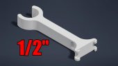 Zip Kravat Kanalı İle 1 / 2In Pvc Boru Piksel Şeridi Plastik Aparat - 4
