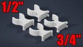 Zip Kravat Kanalı İle 1 / 2In Pvc Boru Piksel Şeridi Plastik Aparat - 6