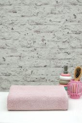 70x140 Pudra Banyo Havlusu - 1