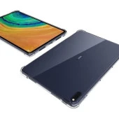 Huawei Mate Pad Pro 10.8'' Kılıf Kenar Korumalı Silikon+Nano Cam thumbnail 2