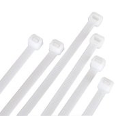 Plastik Beyaz Kablo Bağı - 200x4.8 mm (20cm) - 100 Adet thumbnail 2