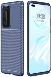 Huawei P40 Pro Kılıf Silikon Negro Karbon Darbe Koruma - 3