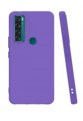 TCL 20 SE Kılıf Silikon Bye + Nano Cam - 6
