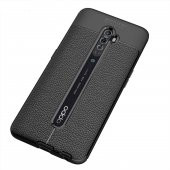 Oppo Reno2 Z Kılıf Niss Deri Görünümlü Silikon + Nano Cam - 2
