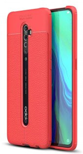 Oppo Reno2 Z Kılıf Niss Deri Görünümlü Silikon + Nano Cam - 6