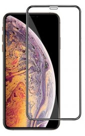 iPhone 11 Pro Max Kılıf Deri Dokulu Eyzi + Kırılmayan Nano Cam - 10