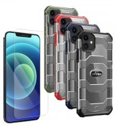 İphone 12 Kılıf Wlons Mit Darbe Korumalı+Nano Cam - 1