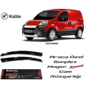 FIAT FIORINO 2007-2019 2 LI SUNPLEX CAM RÜZGARLIĞI - 1