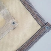 1x2 GÖLGELİK FİLE ÇİT FİLESİ 95 GÖLGE KORUMA KREM 95LİK BAHÇE ÇİTİ HALKALI KUŞAKLI JÜT GÖLGELİK thumbnail 7