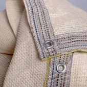 GÖLGELİK FİLE 1X14 METRE ÇİT FİLESİ %95 GÖLGE KORUMA KREM 95'LİK BAHÇE ÇİTİ HALKALI KUŞAKLI JÜT GÖLGELİK thumbnail 3