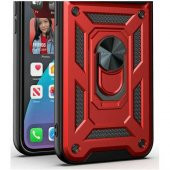 iPhone X Kılıf Tank Kamera Korumalı Standlı Yüzüklü Kılıf Anti Shock +Kırılmaz Cam thumbnail 6