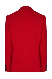 CEKMON Erkek Düğmeli İçi Astarlı Düz Renk Blazer Klasik Ceket - 9