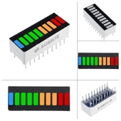 4 Renk Bar Led 10 Segment Akü Batarya Kapasite Doluluk Göstergesi - 2
