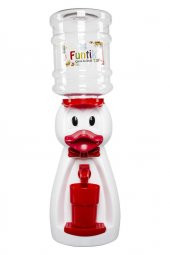 Funtik Ördek Çocuk Su Sebili Beyaz Üzeri Kırmızı - 1