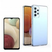 Samsung Galaxy A13 4G Kılıf Silikon Kamera Korumalı Şeffaf + Nano Ekran Koruyucu - 1