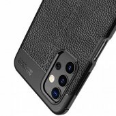 Samsung Galaxy A13 4G Kılıf Silikon Niss Deri Görünümlü + Temperli Kırılmaz Cam - 2