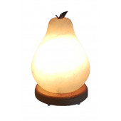 Çankırı Kaya Tuz Lambası Armut Modeli Gold Yaprak Detaylı - 1