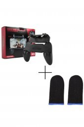 W10 Pubg Telefon Oyun Konsolu Parmak Eldiven Full Gamer Set - 1