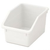 Saklama Düzenleme Kutusu MeridyenDukkan Beyaz Renk 19x26x15 Cm Düzenleyici Kutu thumbnail 1