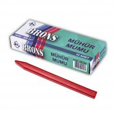 Mühür Mumu Kırmızı 10 Lu 1 Paket Brons Kırmızı Mühür Mumu 10 Adet 1 Paket - 1