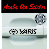 Toyota Yaris Kapı Kolu Jant Sticker (8ADET) - 1