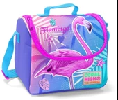 Coral High Mavi Flamingo Kız Çocuk Çekçek Çanta Seti - Işıklı Tekerlekler - 3