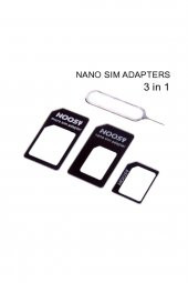 İphone Samsung Sim Kart Çevirici Adaptör 4 Parça - 3