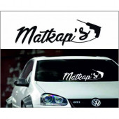 Matkap's Sticker 20x6 cm - 1