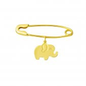 Fil Altın Çengelli Çocuk İğnesi thumbnail 1