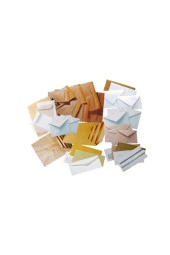 Doğan Kartvizit Renkli Zarf 80 Gram 5 Renk 7 x 9 Cm Kartvizit Zarfı (1000 Li Paket) - 1