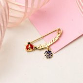 Maşallah 14 Ayar Altın Çengelli İğne thumbnail 3