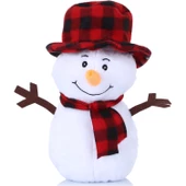 Yılbaşı Kardan Adam Peluş Snowman Fluffy Toy 25 cm - 1