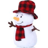 Yılbaşı Kardan Adam Peluş Snowman Fluffy Toy 25 cm - 2