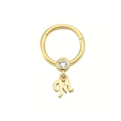 Altın Halka Harf Piercing 14 Ayar Harfler Mevcut thumbnail 8