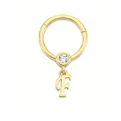 Altın Halka Harf Piercing 14 Ayar Harfler Mevcut thumbnail 1