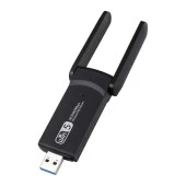 PrimeX PX-AC1200 Realtek RTL 8812BU Ac1200 USB3.0 1200Mbps Wifi Adaptör, 2.5G 5G 5.8G Wireless Adaptör, USB Wifi Alıcı - 1