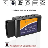 ELM327 OBD2 V2.1 Bluetooth Gelişmiş Araç Tarayıcı Araç Oto Arıza - 7