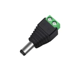 Klemens Girişli Erkek DC Barrel Jack 5.5*2.5Mm Power Plug Jak Adaptör Konnektör - 1