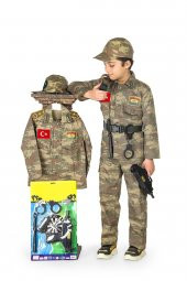 UNİSEX ÇOCUK TÜRK ASKER KOSTÜM KIYAFETİ - 1