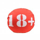 18+ ARKALI ÖNLÜ TASARIM PELUŞ YASTIK 35*30 CM - 1