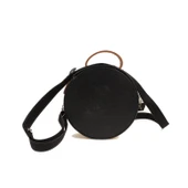 YUVARLAK MODEL KARIŞIK DESEN PİNK FLOYD TASARIM OMUZ ÇANTASI - 2