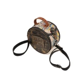 YUVARLAK MODEL KARIŞIK DESEN PİNK FLOYD TASARIM OMUZ ÇANTASI - 3