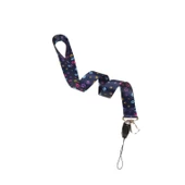 SİYAH RENKLİ PATİLER TASARIM BOYUN ASKI İPİ - 1