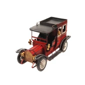 0604E-DEKORAFİR TASARIM METAL KIRMIZI ARABA KOD:065 - 3